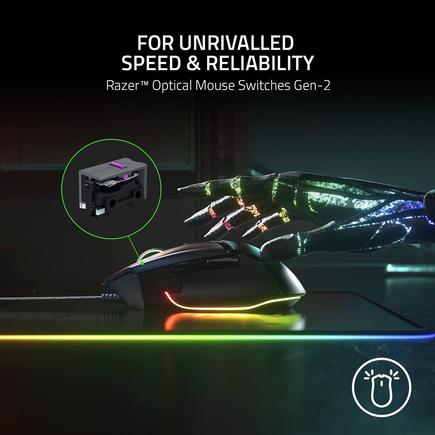 Mouse Gamer Razer Basilisk V3 Black Edition
