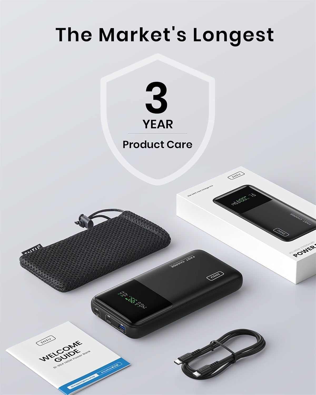Powerbank Iniu BI-B64 27.000 140W