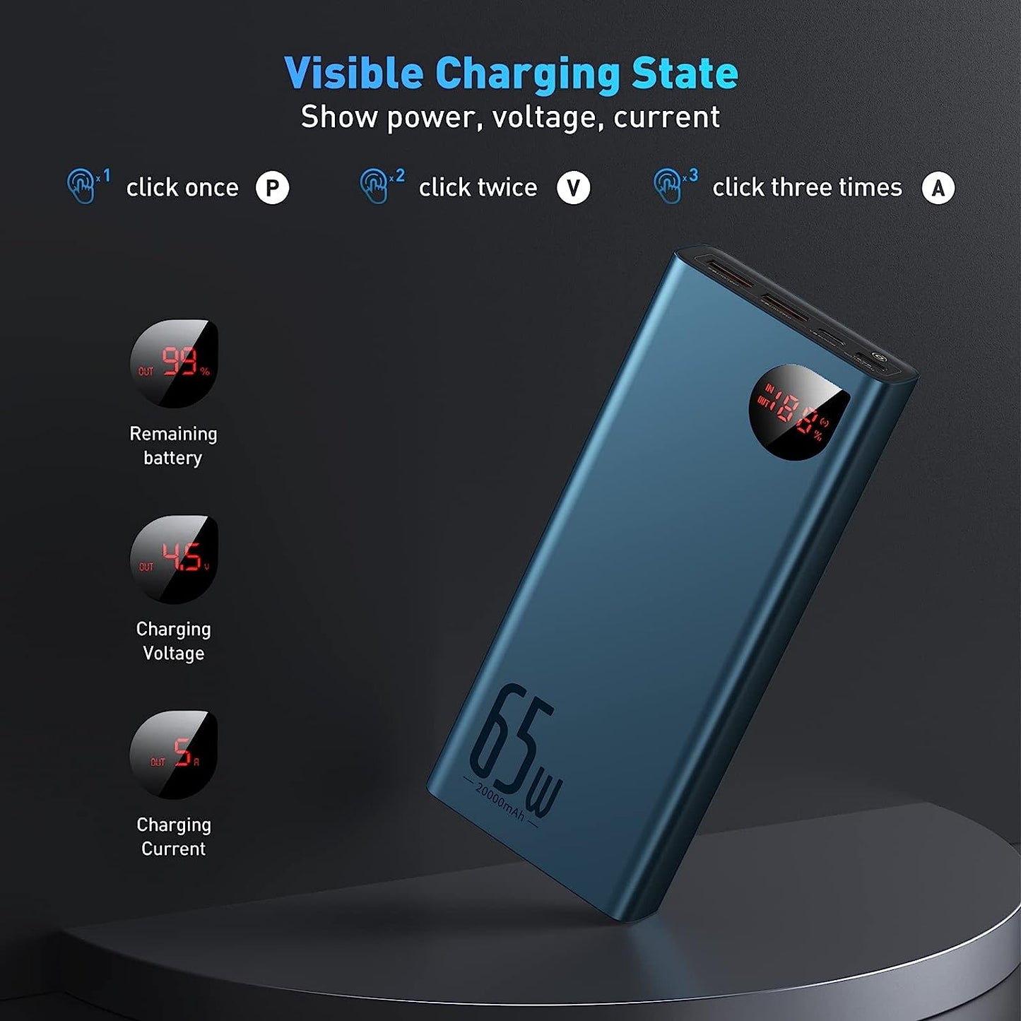 Powerbank Baseus Adaman 20.000 65W