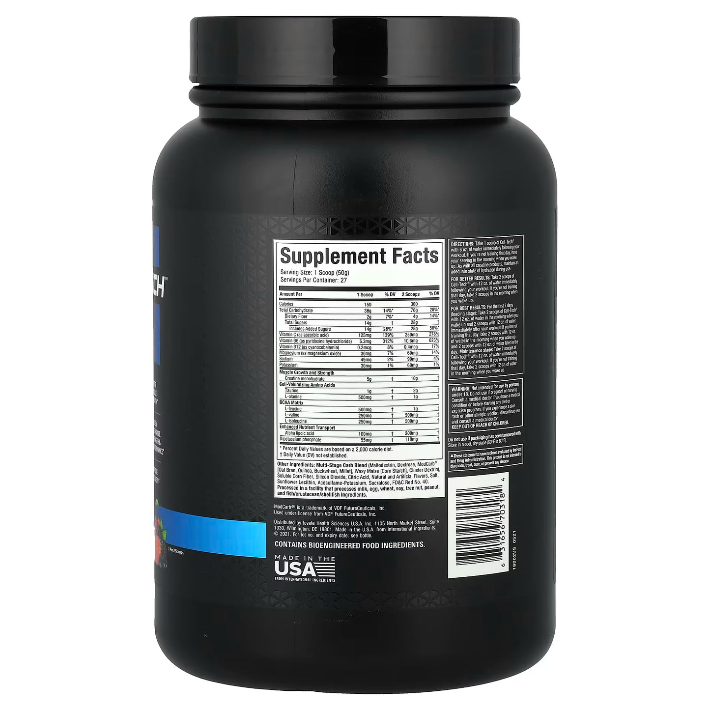 Creatina 3lb 27 Servicios Cell-Tech MuscleTech