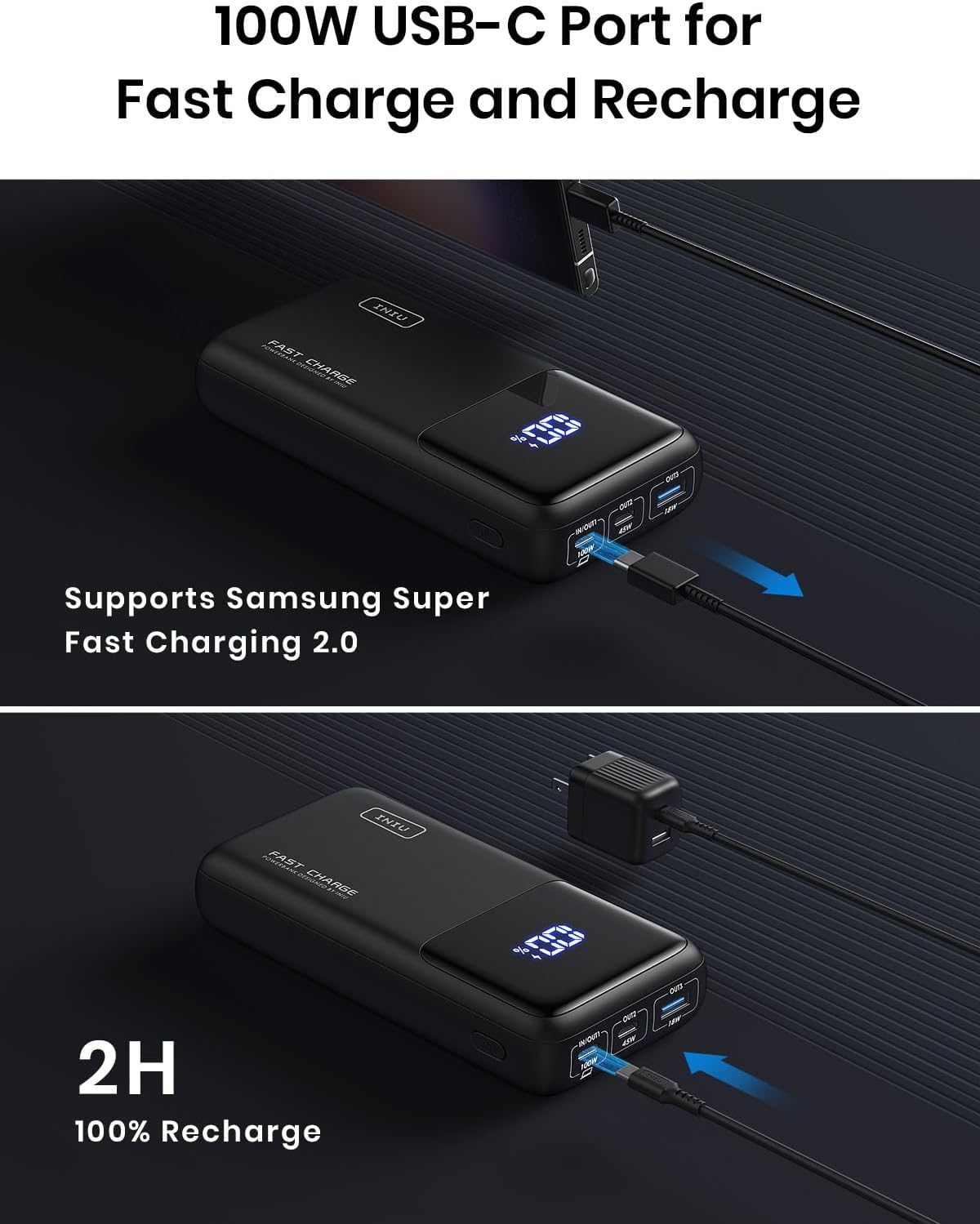 Powerbank Iniu BI-B63 25.000 100W