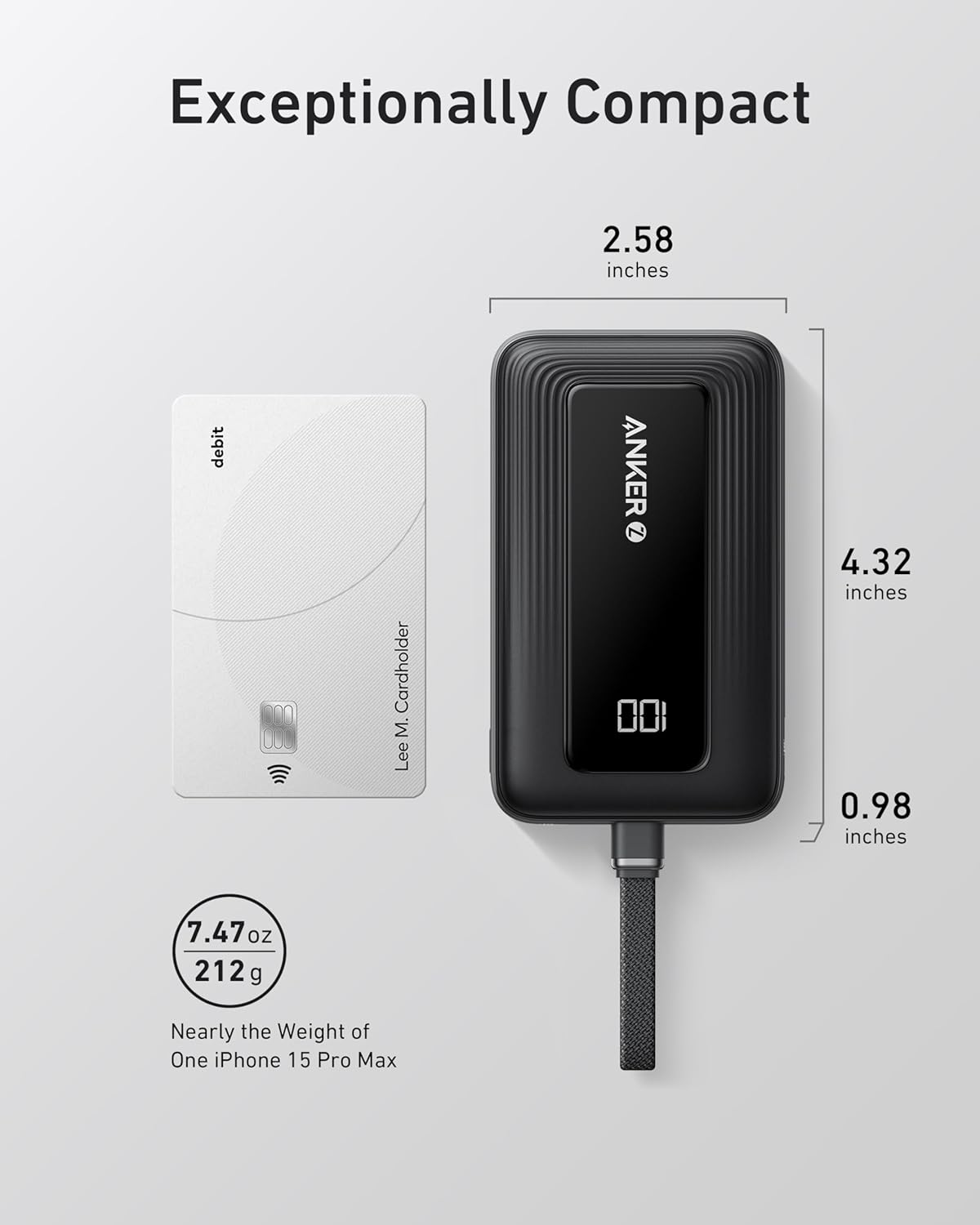 Powerbank Anker Zolo 10.000 30W