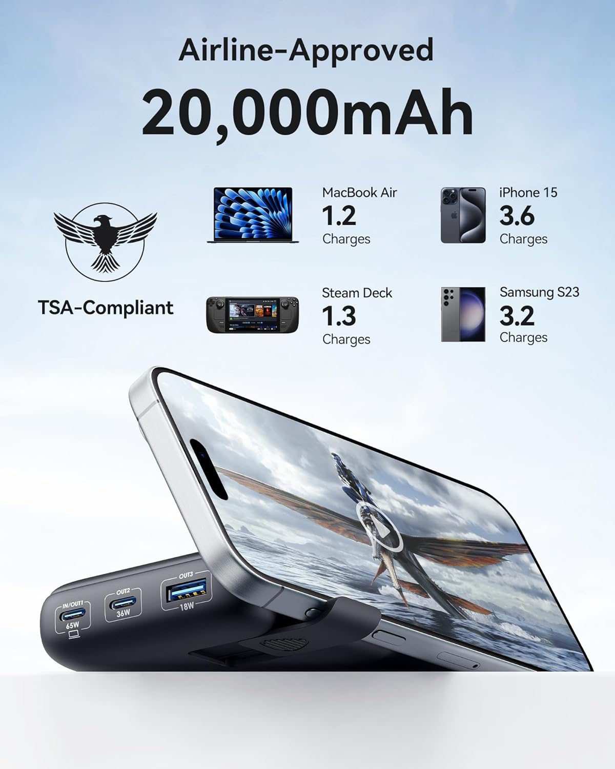 Powerbank Iniu Bi-B62 20.000 65W