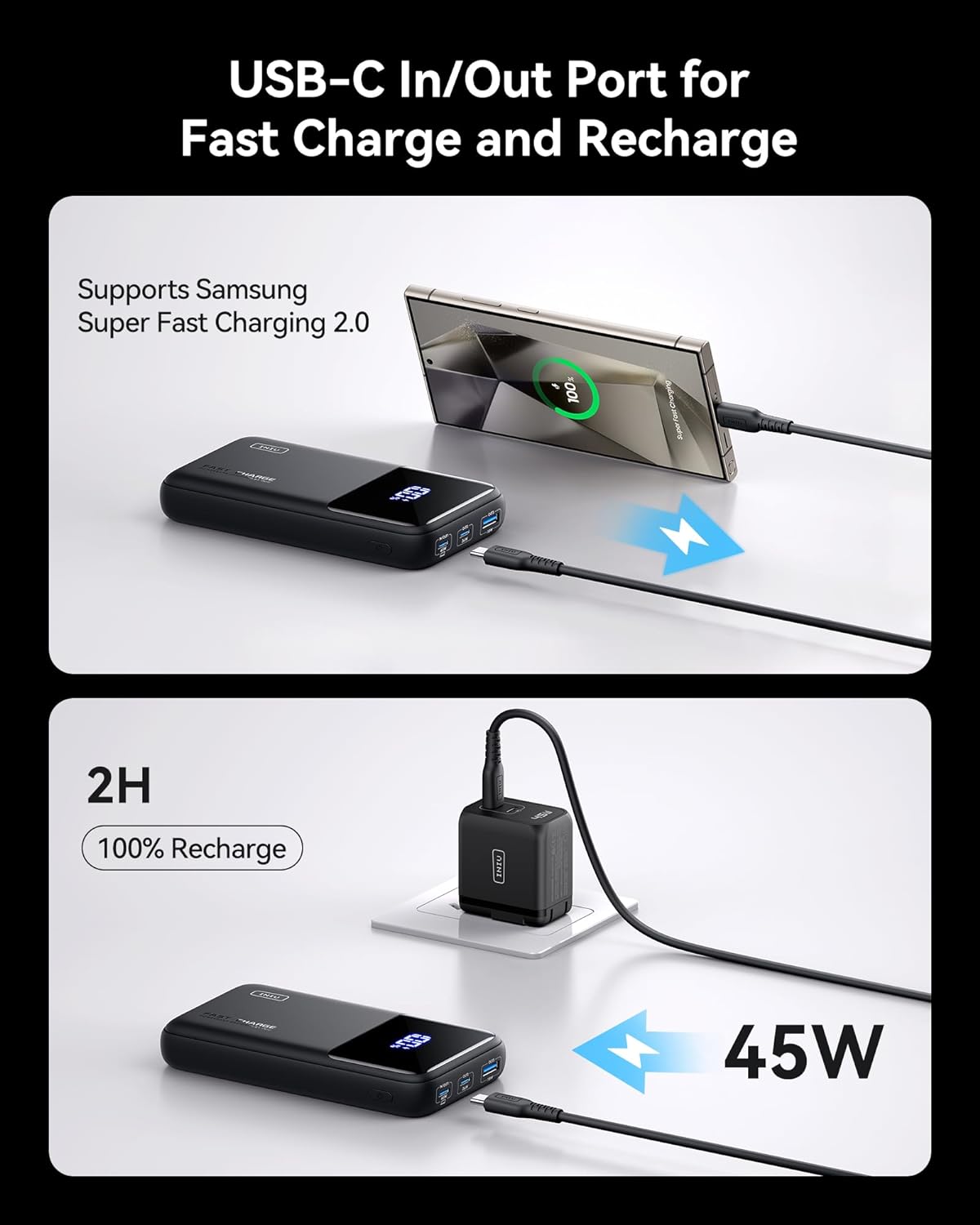 Powerbank Iniu Bi-B62 20.000 65W