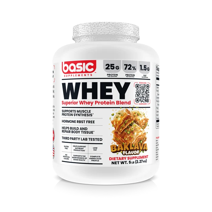 Basic Whey Protein Basic Supplements Proteina 5 lb