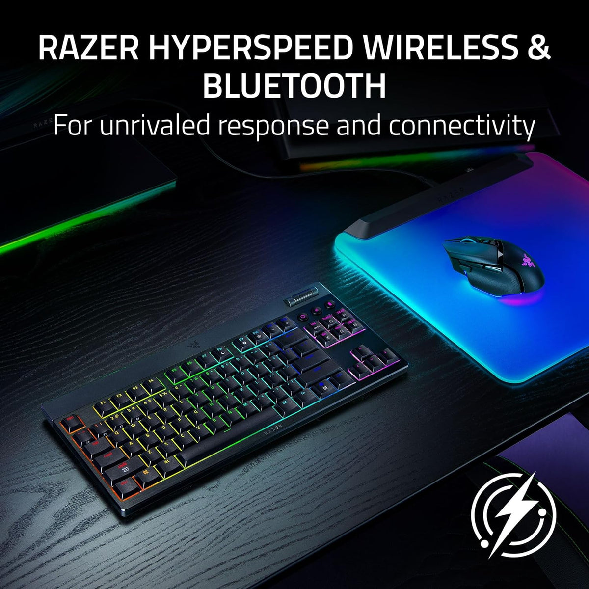 Teclado Razer Blackwidow V4 TKL Hyperspeed Yellow Switch