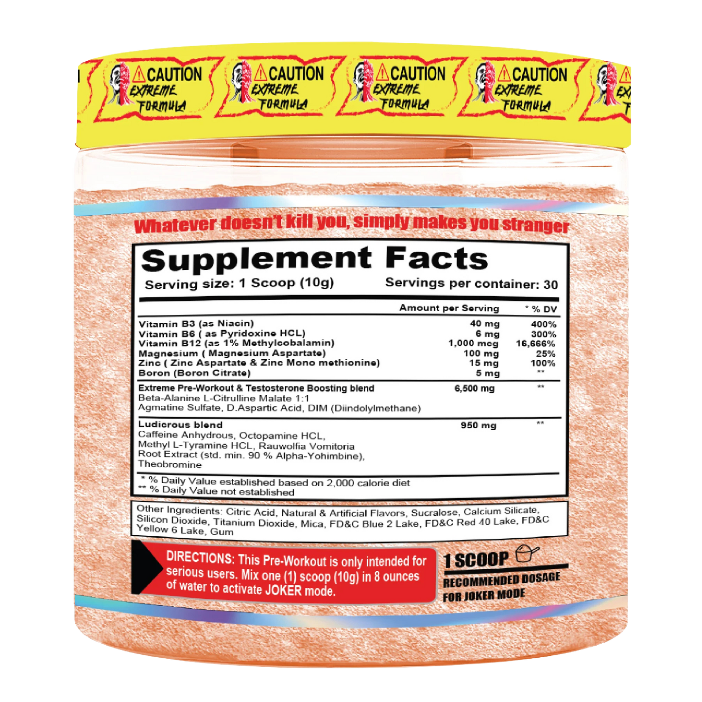 Pre-Entreno Joker 30 Servicios Terrror Labz