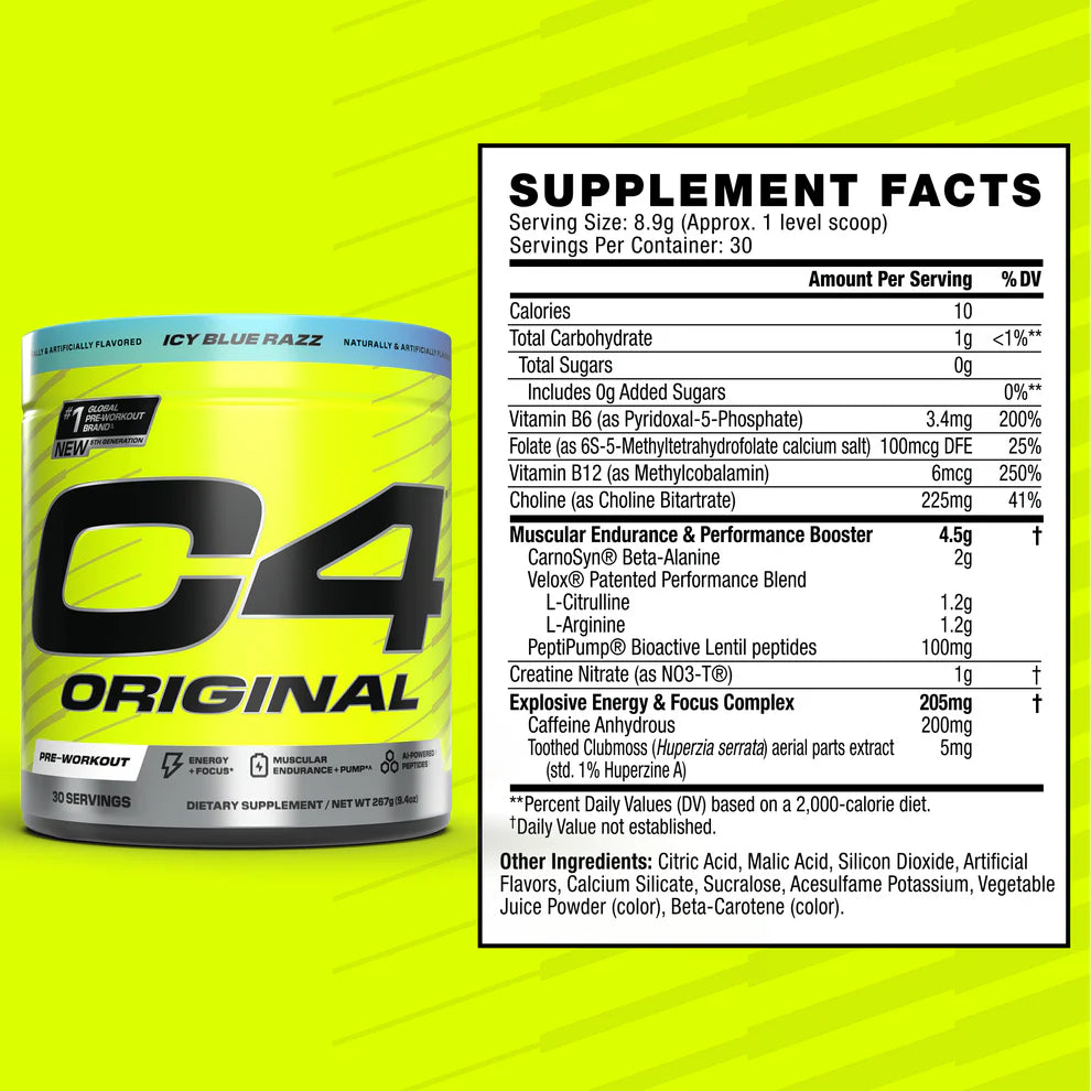 Pre-Entreno C4 Original 50Serv Cellucor