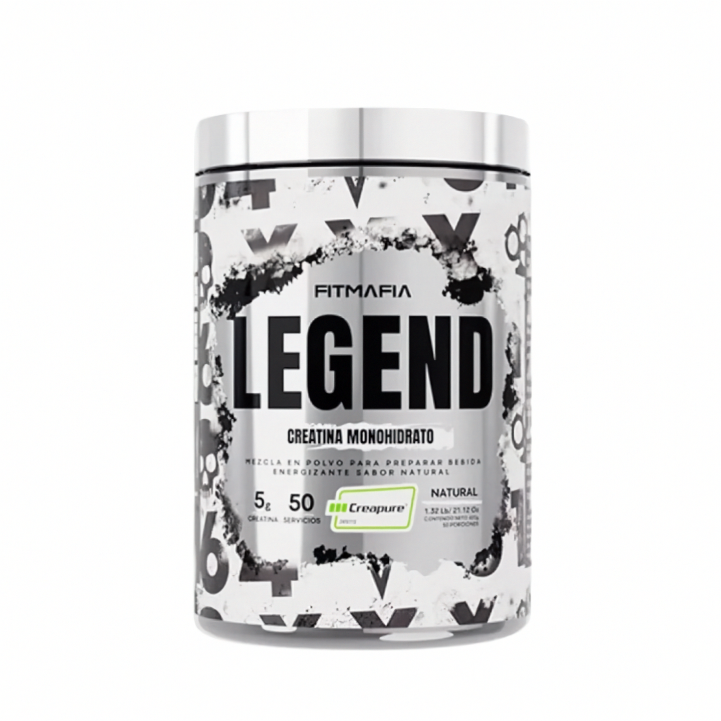 Creatina 600Grs 50 Servicios Legend Fitmafia