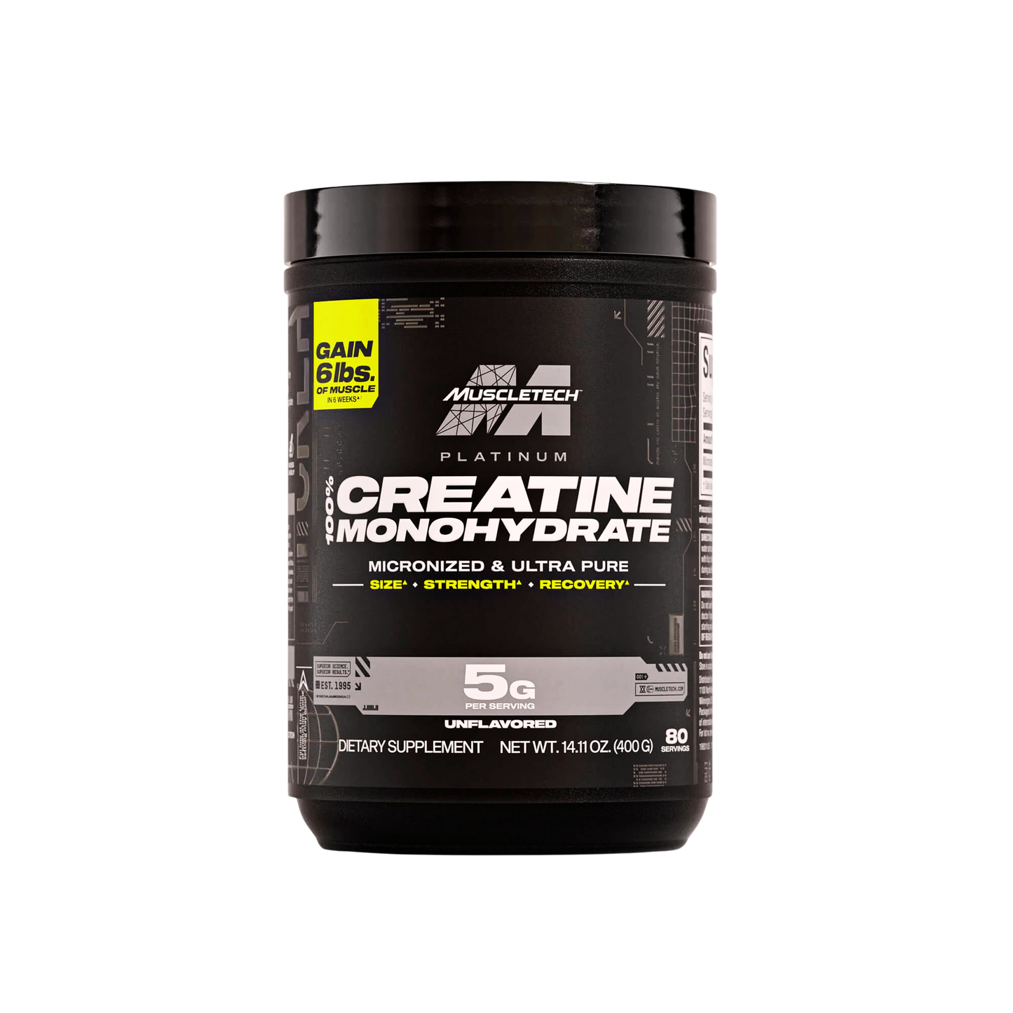 Platinum Creatine 400Grs 80 Servicios