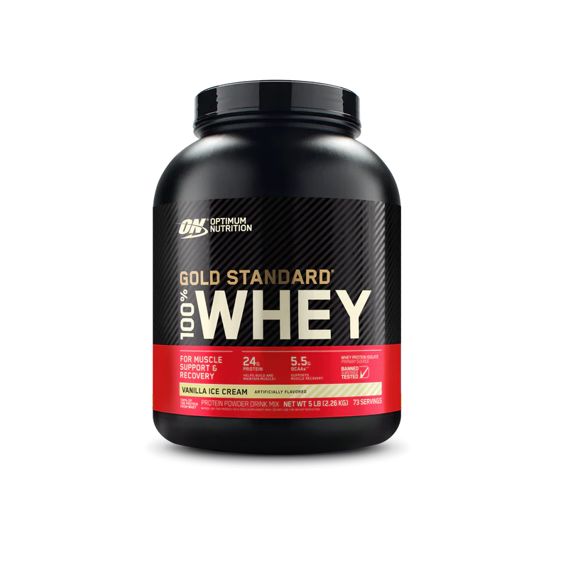Gold Standard 100% Whey Optimum Nutrition Proteina 5 lb