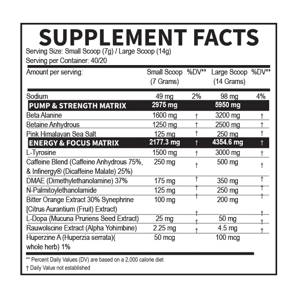 Venon Inferno 40 Servicios Dragon Pharma