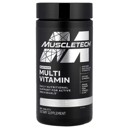 Platinum Multivitamin MuscleTech 180 Tabletas