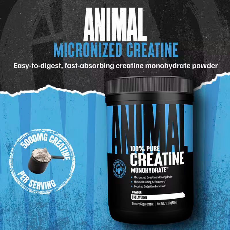 Creatina 500Grs 100 Servicios Animal