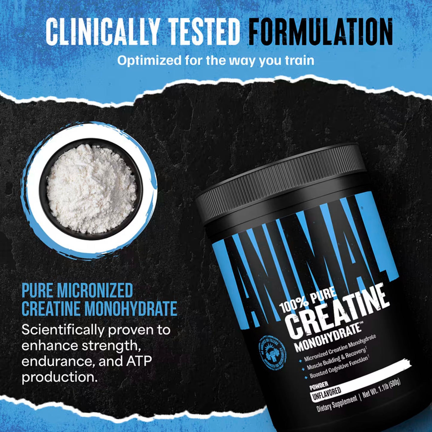 Creatina 500Grs 100 Servicios Animal