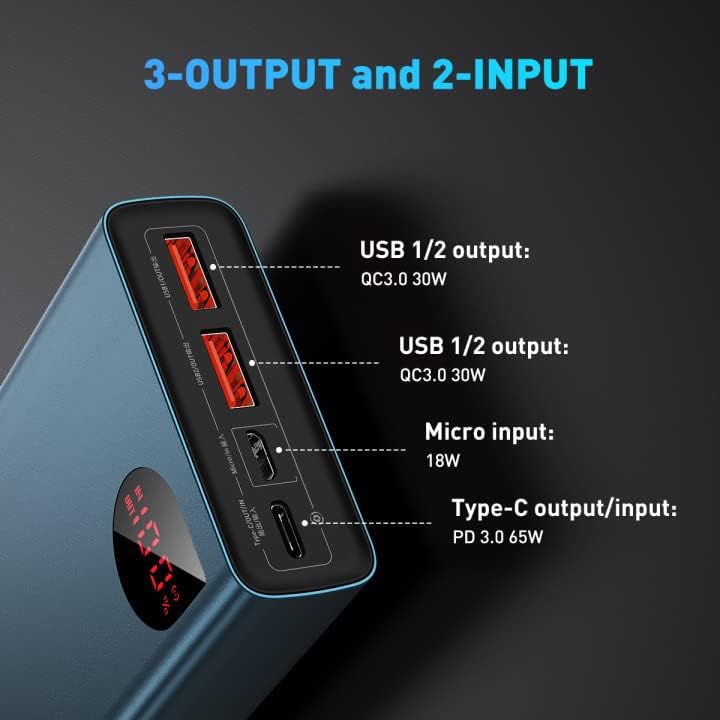 Powerbank Baseus Adaman 20.000 65W