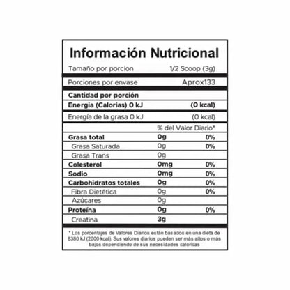 Creatina 400Grs 133 Servicios IMN Nutrition
