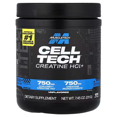 Creatina HCL 211Grs 120 Servicios MuscleTech