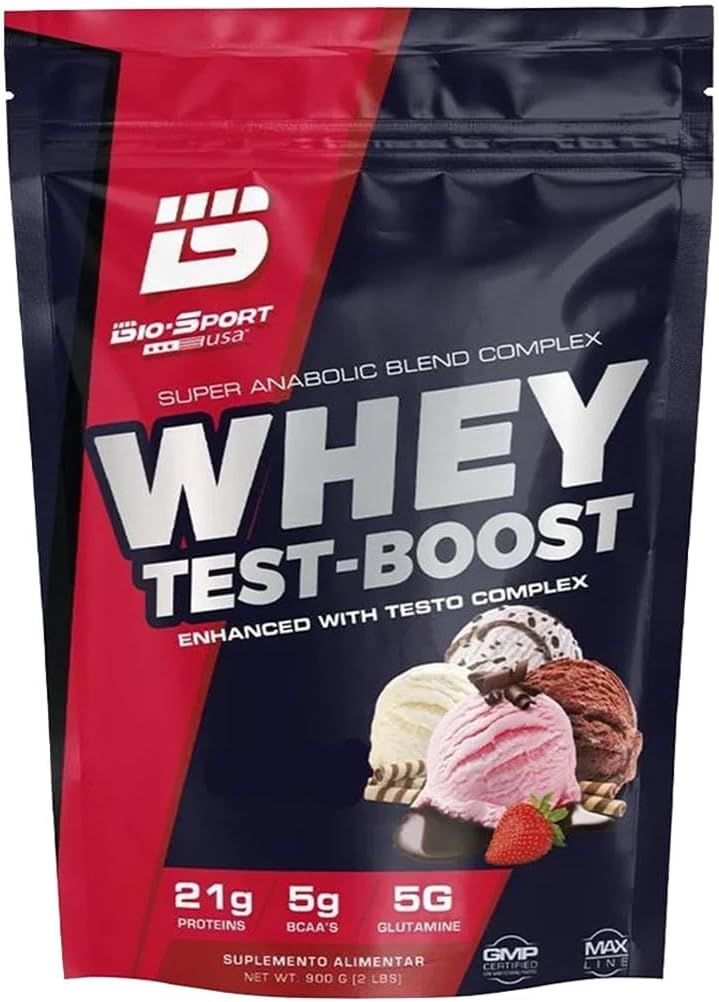 Whey Protein Test Boost Bio Sport Proteina 1.98 lb