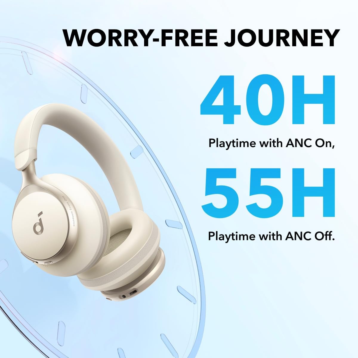 Audifonos Bluetooth Anker Soundcore Space One ANC Adaptativo