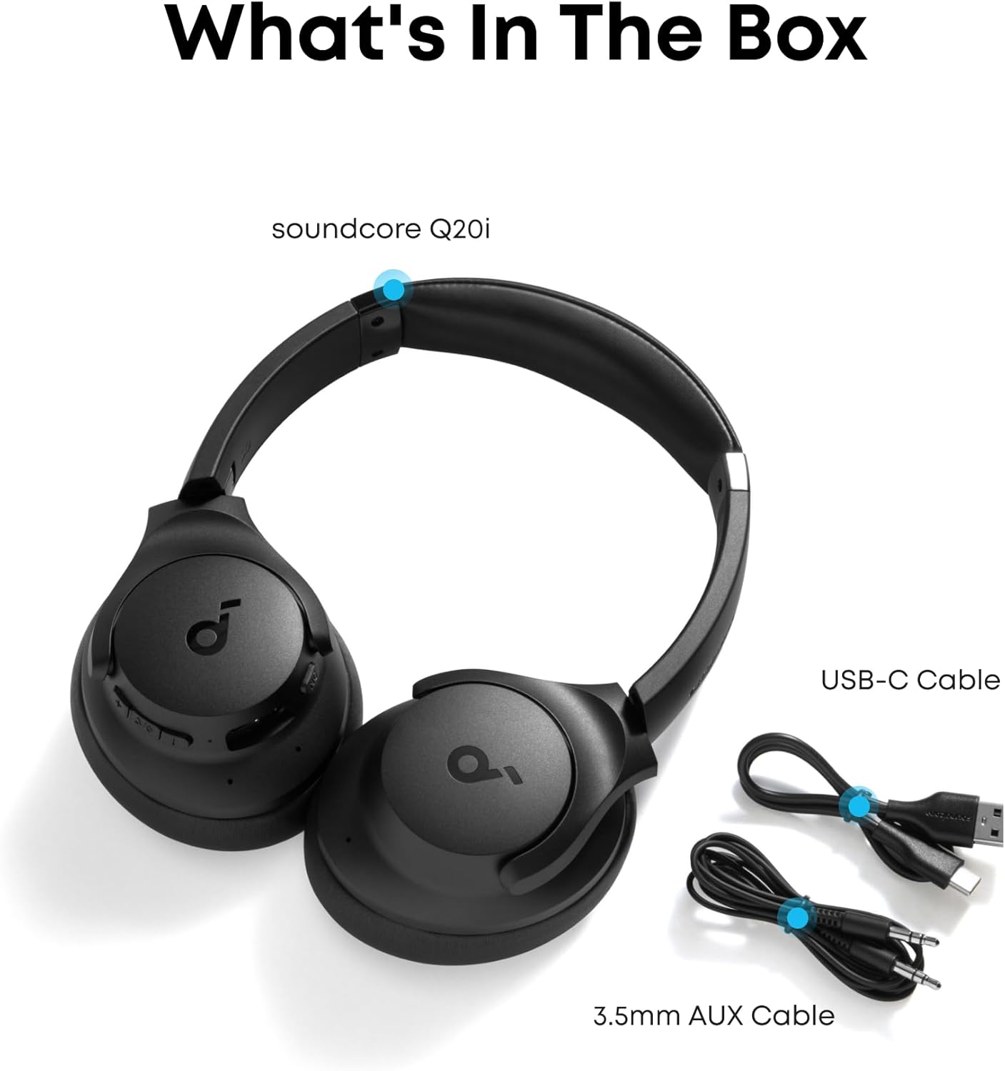 Audifonos Bluetooth Anker Soundcore Q20i ANC Hibrido