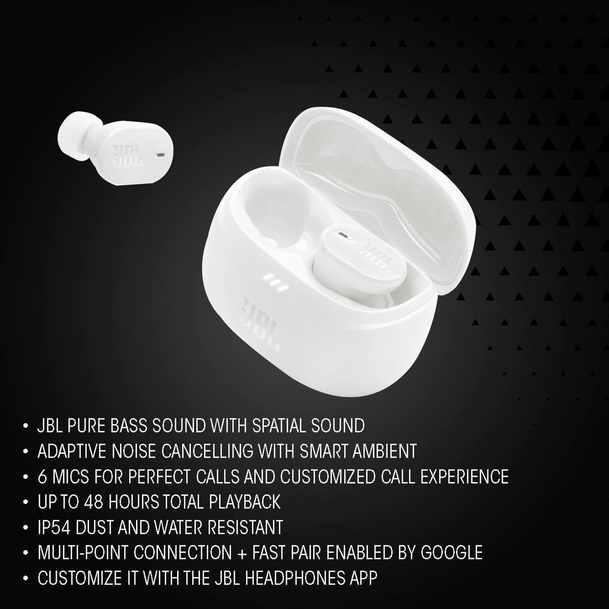Audifonos Bluetooth In-ear JBL Tune Buds 2 12+36h
