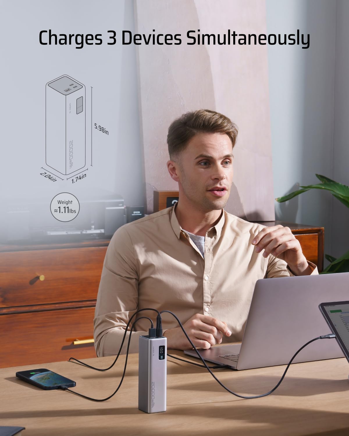 Powerbank Cuktech 15 SE 20000 65W