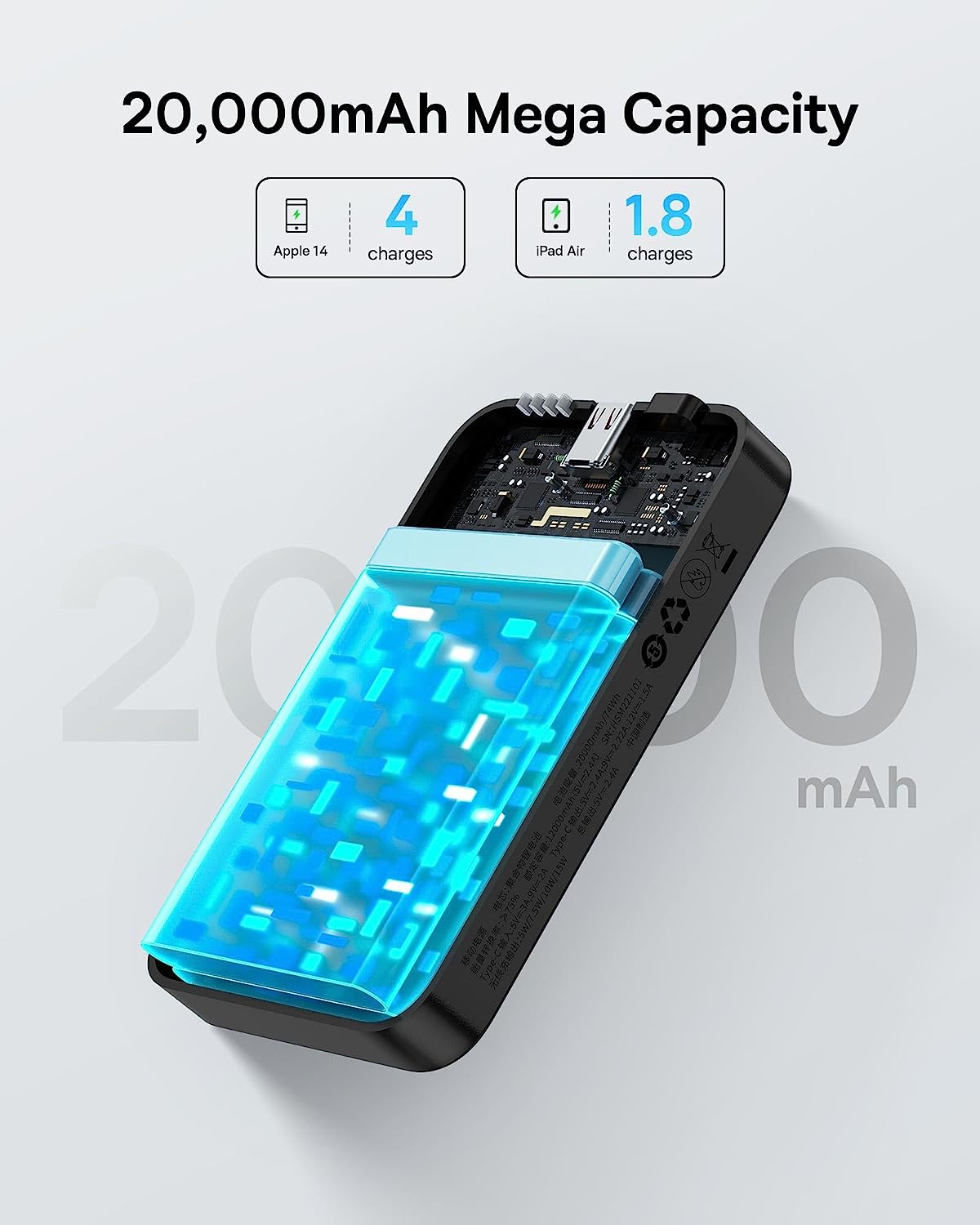 Powerbank Baseus Magnetic Mini 20.000 20W