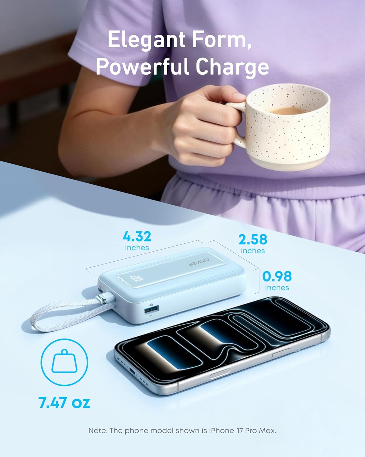 Powerbank Anker Zolo 10.000 30W