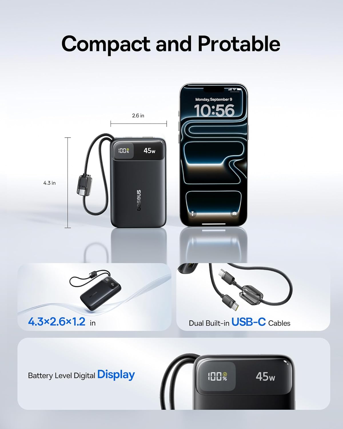 Powerbank Baseus Enerfill FC11 20.000 45W