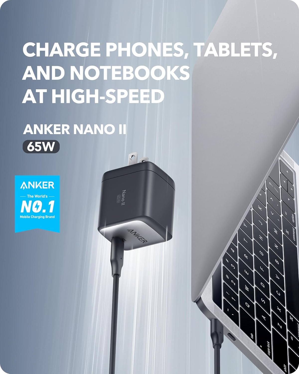 Anker Nano Ii 65w Cargador Usb-c Compacto De Alta Velocidad