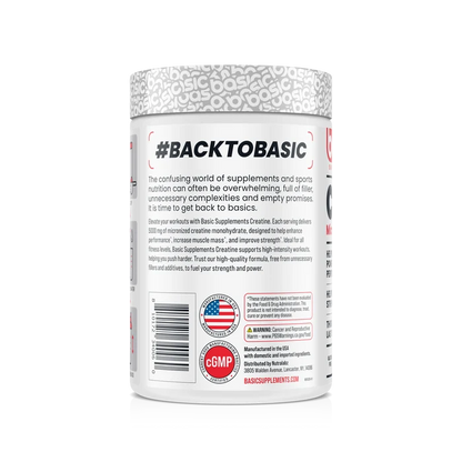 Creatina 300Grs 60 Servicios Basic Supplements