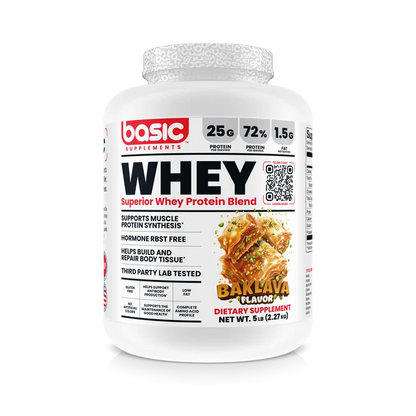 Basic Whey Protein Basic Supplements Proteina 5 lb
