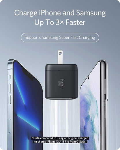Anker Nano Ii 65w Cargador Usb-c Compacto De Alta Velocidad