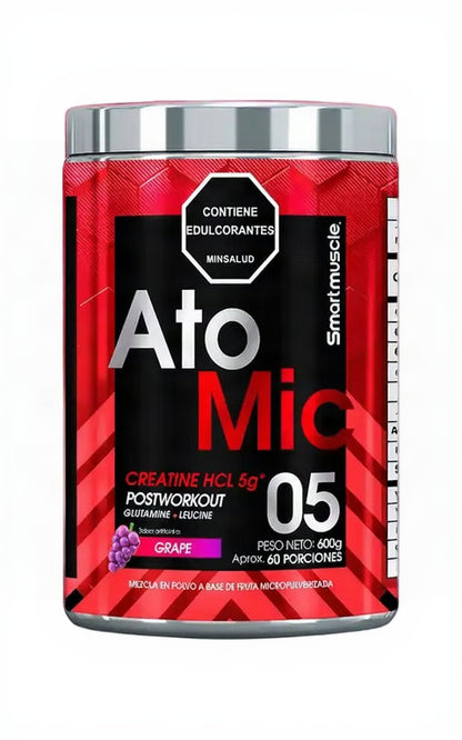 Creatina HCL 600Grs 60 Servicios Atomic Smart Muscle