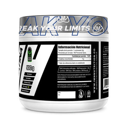 Creatina 500Grs 166 Servicios IMN Nutrition