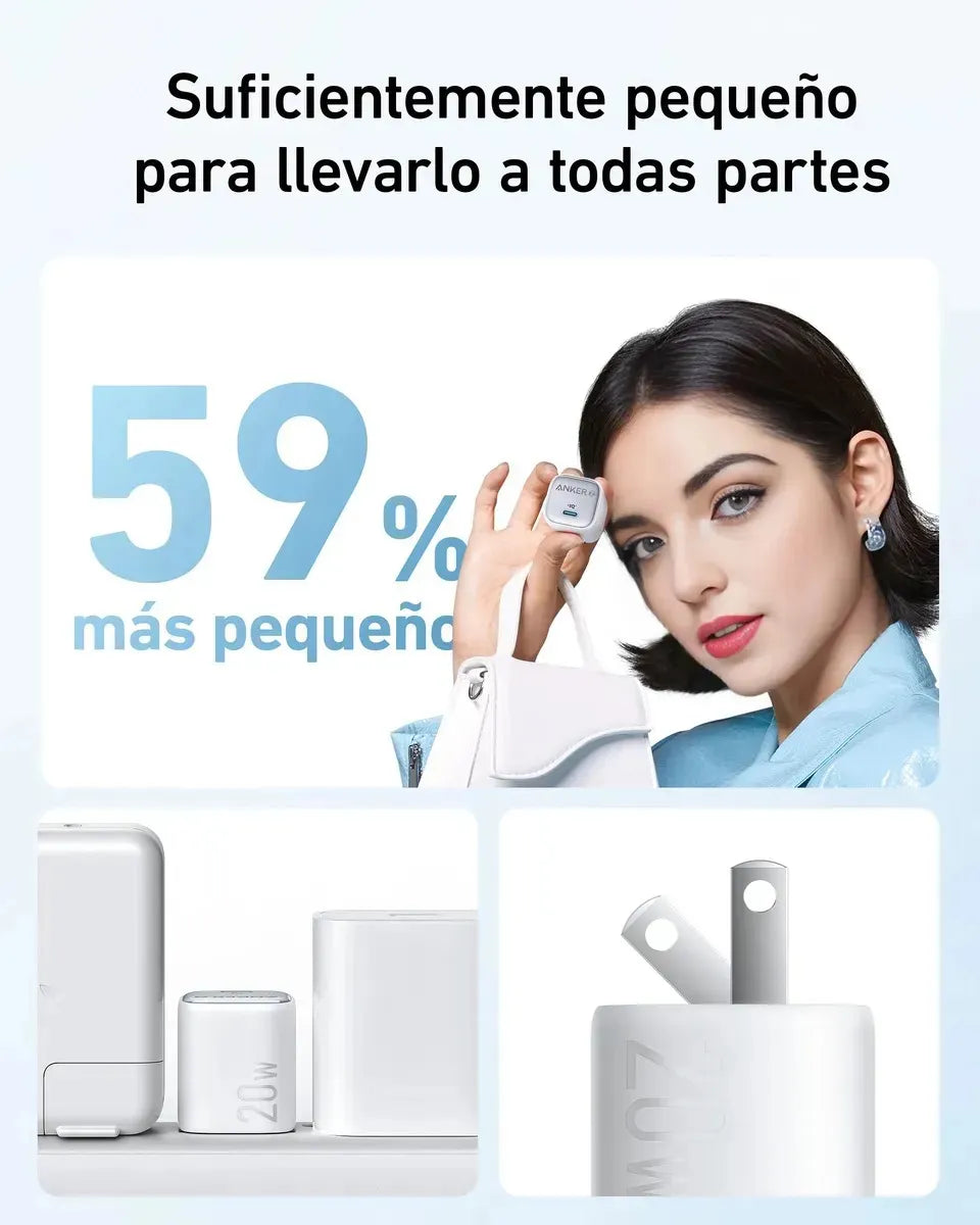 Cargador Tipo C 20w Anker Zolo
