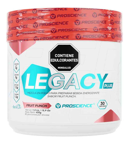 Creatina HCL 450Grs 30 Servicios Legacy Plus Proscience