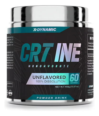 Creatina 450Grs 60 Servicios CR7INE Dynamic