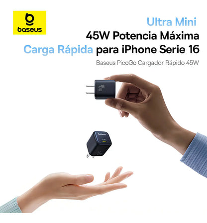 Cargador Tipo C 45w Baseus PicoGo