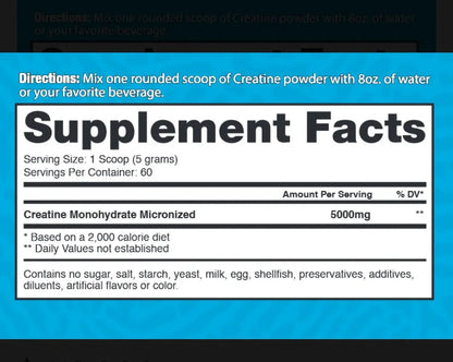 Creatina 300Grs 60 Servicios Dragon Pharma