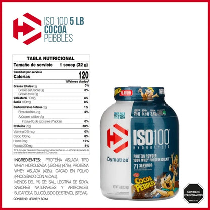ISO 100 Hydrolized Dymatize Proteina 5 lb
