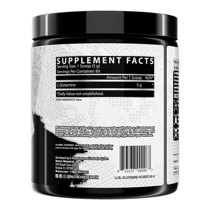 Glutamine Pure Nutrex 60 Servicios