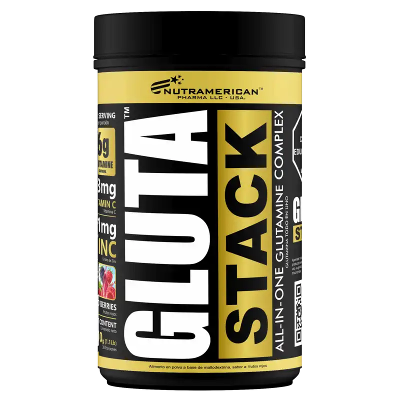 Gluta Stack Nutramerican 30 Servicios