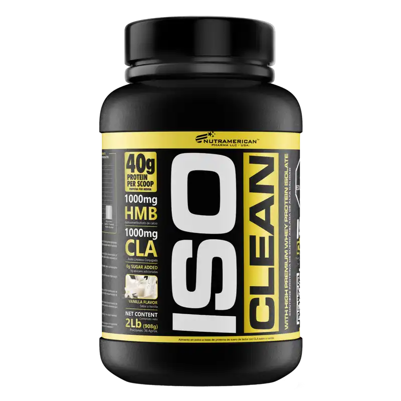 Iso Clean Nutramerican Proteina 2 lb