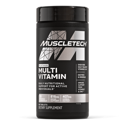 Platinum Multivitamin MuscleTech 90 Tabletas