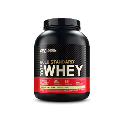 Gold Standard 100% Whey Optimum Nutrition Proteina 5 lb