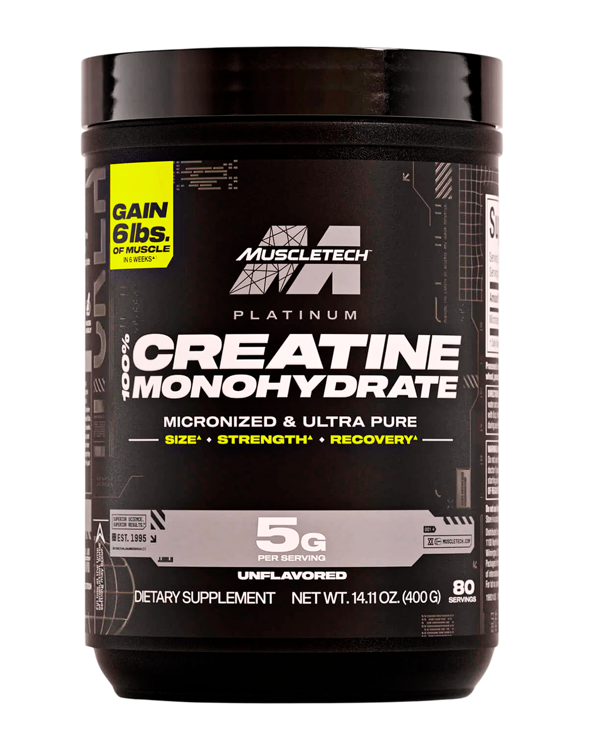 Platinum Creatine 400Grs 80 Servicios