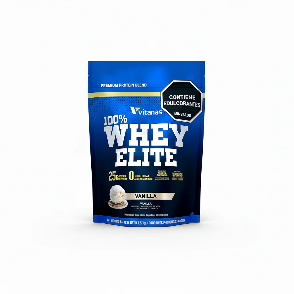100% Whey Elite Vitanas Proteina 5 lb