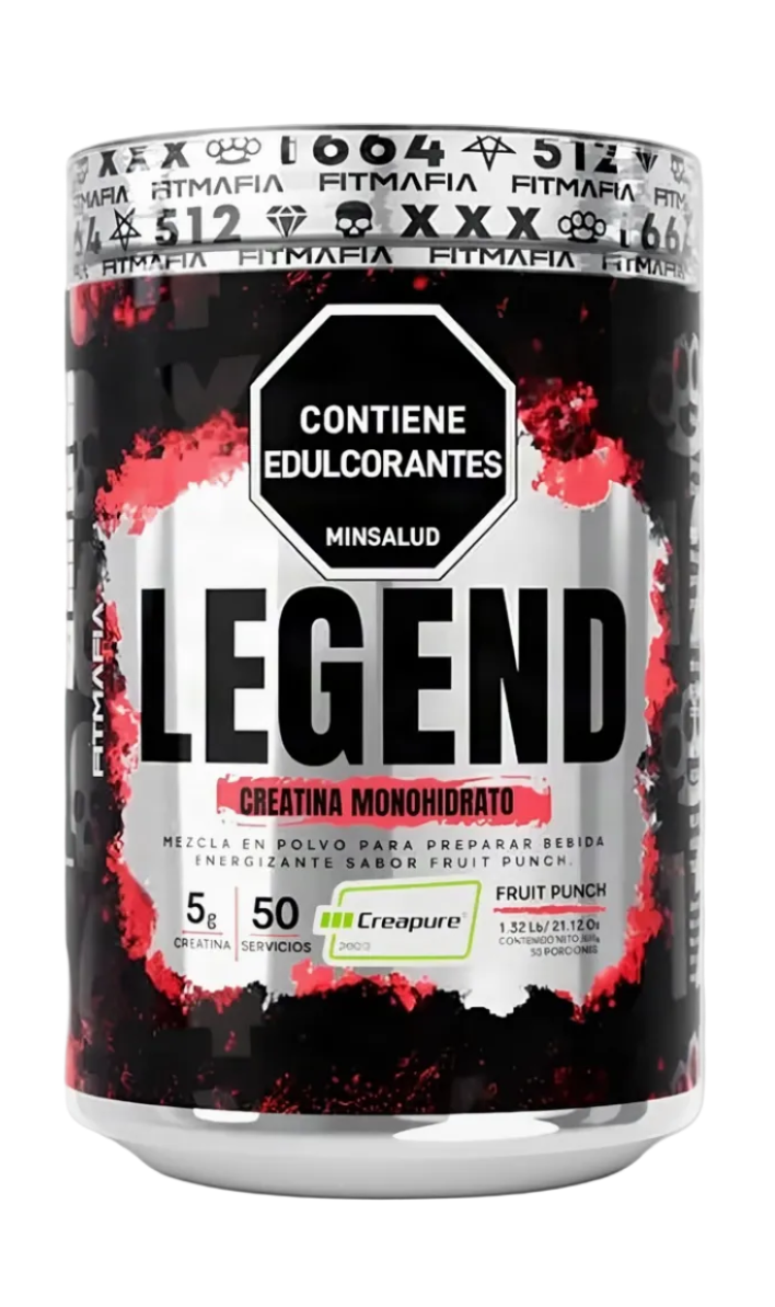 Creatina 600Grs 50 Servicios Legend Fitmafia